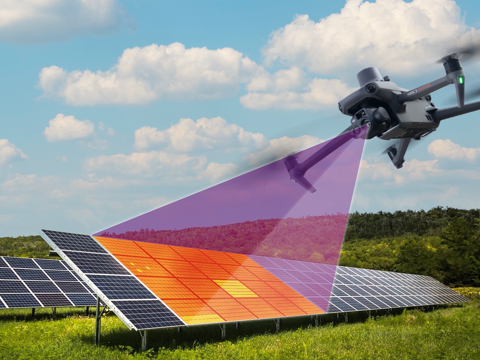 Aerial.Drone Solar Inspection