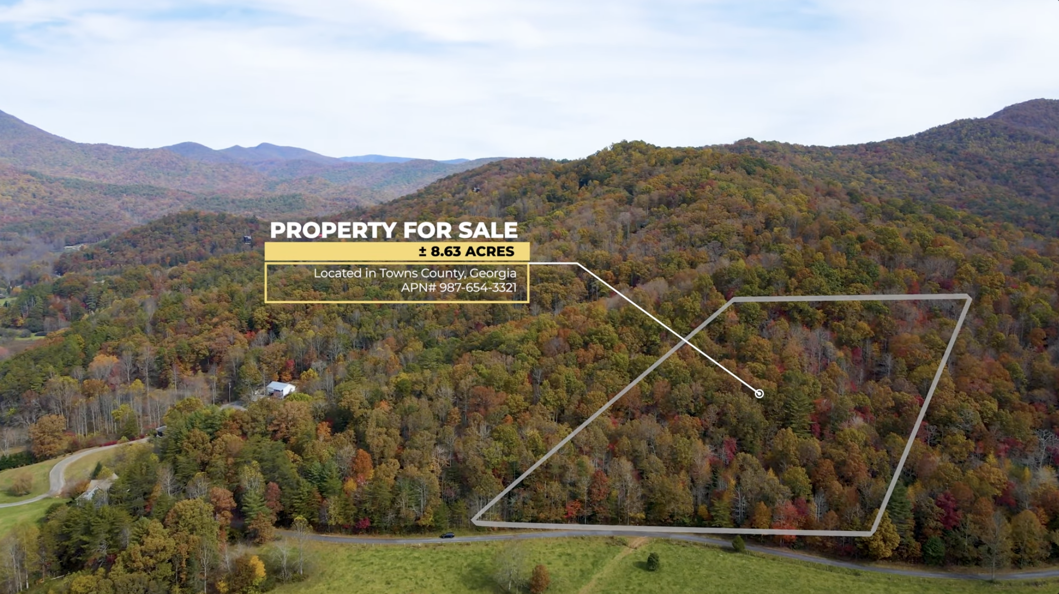Put the parcel in perspective — Land marketing / Parcel boundary visualization